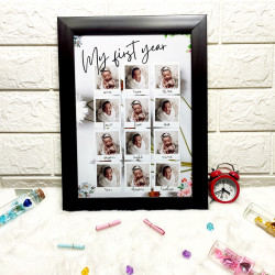 1st Birthday Photo Frame / 12 Months Photo Frame