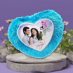 Love Heart Pillow With Photo