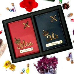 Personalized Passport Cover Combo