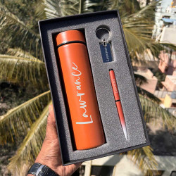 Personalized Bottle Pen Keychain Combo